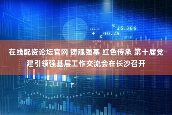 在线配资论坛官网 铸魂强基 红色传承 第十届党建引领强基层工作交流会在长沙召开